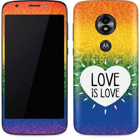 Love Is Love Rainbow Moto E5 Play Skin